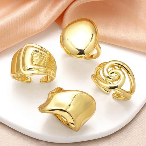 Brass Finger Ring gold color plated fashion jewelry golden nickel lead & cadmium free Sold By PC