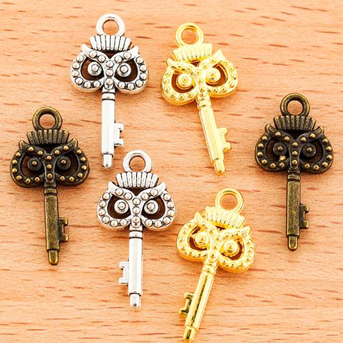 Zinc Alloy Key Pendants plated DIY Sold By Bag