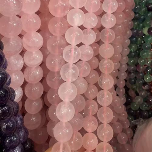 Korálky přírodní Rose Quartz, Kolo, DIY & různé velikosti pro výběr, Prodáno za Cca 38-40 cm Strand