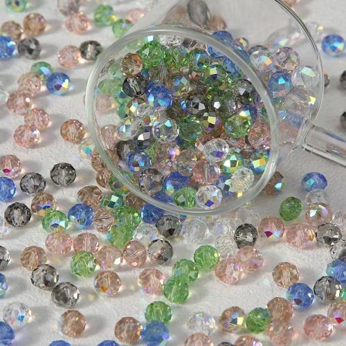 Fashion Glasperler, du kan DIY, flere farver til valg, 6x8mm, 10pc'er/Bag, Solgt af Bag