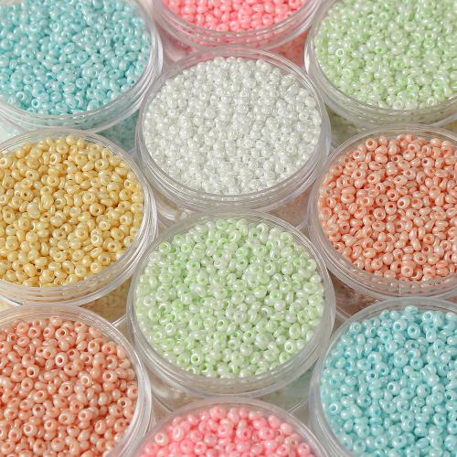 Micangas de vidro opaco, Seedbead, DIY, Mais cores pare escolha, 4mm, Aprox 100PCs/Bag, vendido por Bag