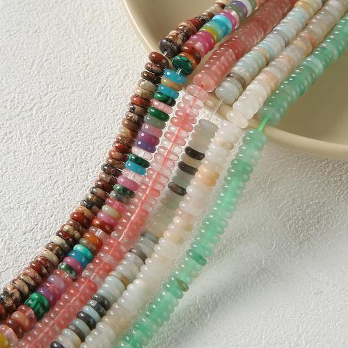 Grânulos de gemstone jóias, Pedra natural, DIY, Mais cores pare escolha, 2x6mm, Aprox 150PCs/Strand, vendido por Strand