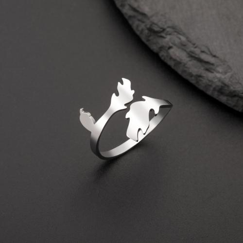 Stainless Steel Finger Ring 304 Stainless Steel plated fashion jewelry Sold By PC