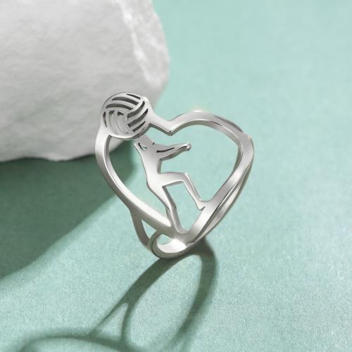 Stainless Steel Finger Ring 304 Stainless Steel plated fashion jewelry Sold By PC