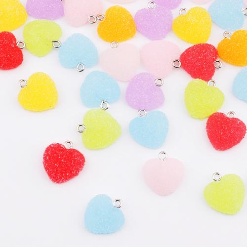 Resin Pendant, Zinc Alloy, with Resin, DIY, more colors for choice, 16x18mm, 10PCs/Bag, Sold By Bag