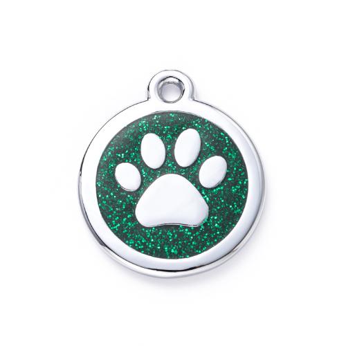 Zinc Alloy Pet Tag plated DIY 25mm Sold By PC