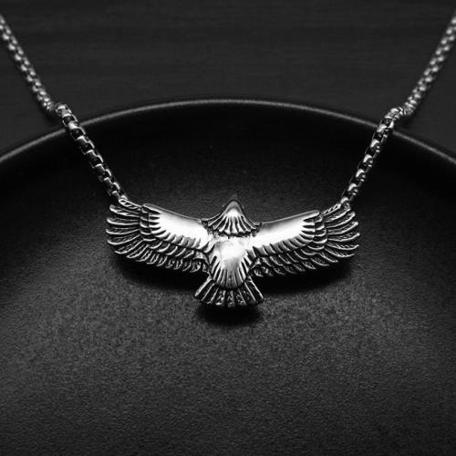 Stainless Steel Jewelry Necklace 304 Stainless Steel Eagle fashion jewelry & for man Sold By PC