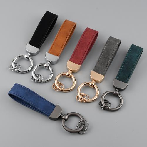 Zinc Alloy Key Lås, med PU, mode smykker & Unisex, flere farver til valg, 130x20mm, Solgt af PC