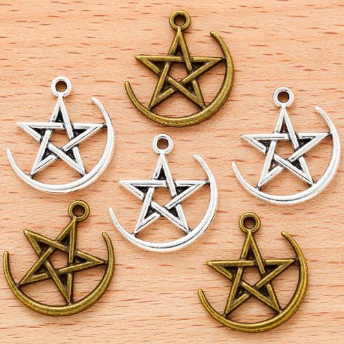 Zinc Alloy Star Pendant plated DIY Sold By PC