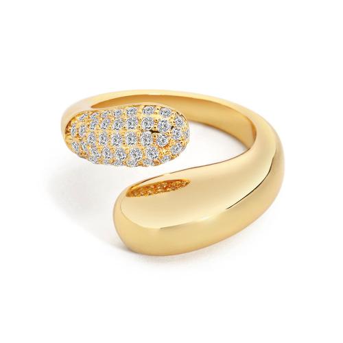 Brass Finger Ring with Crystal plated & for woman Sold By PC