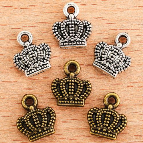 Zinc Alloy Crown Pendants plated DIY Sold By PC