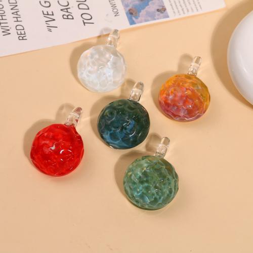 Fashion Lampwork Pendants Slightly Round DIY Sold By PC