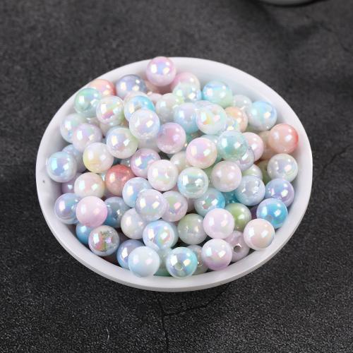 Acrylic Jewelry Beads Round DIY 8mm Sold By Bag