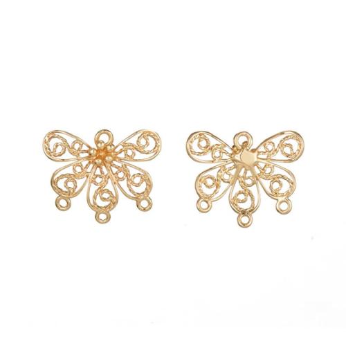 Hair Accessories DIY Findings Brass plated gold Sold By PC