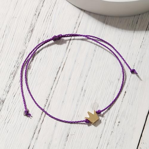 Trendy Wax cord armbanden, 304 roestvrij staal, met Wax, verschillende stijlen voor de keuze & voor vrouw, meer kleuren voor de keuze, Verkocht door PC