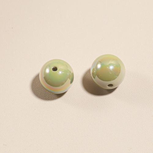 ABS Plastic Beads plated DIY 16mm Sold By Bag