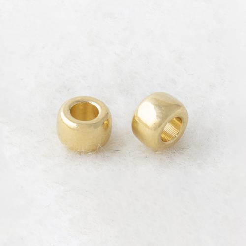 Brass Spacer perle, Mesing, uglađen, možete DIY & različite veličine za izbor, više boja za izbor, Približno 100računala/Torba, Prodano By Torba