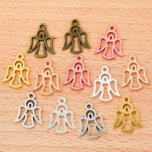 Zinc Alloy Pendler, Angel, forgyldt, du kan DIY & hule, flere farver til valg, 20x16mm, Solgt af PC