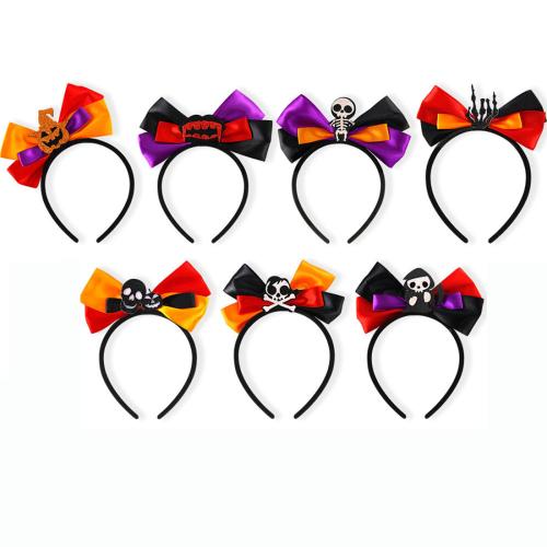 Polyester Hair Band with Glitter & Plastic handmade Halloween Design Sold By PC