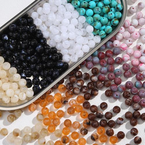 Acrylic Jewelry Beads Round DIY 10mm Sold By Bag