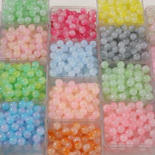 Fashion Glass Beads Round DIY 8mm Sold By Bag