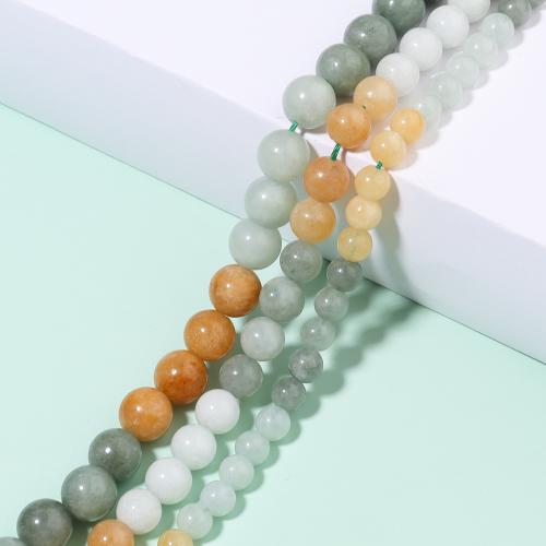 Perles en jade, Hetian Jade, Rond, DIY & normes différentes pour le choix, plus de couleurs à choisir, Vendu par brin