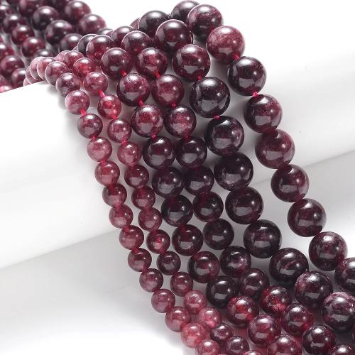 Natural Garnet Beads Round DIY 4mm Sold By Strand