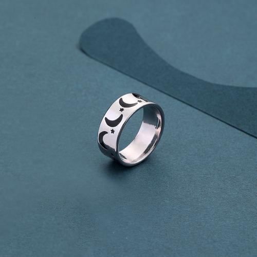 Zinc Alloy Finger Ring silver color plated fashion jewelry silver color nickel lead & cadmium free Sold By PC