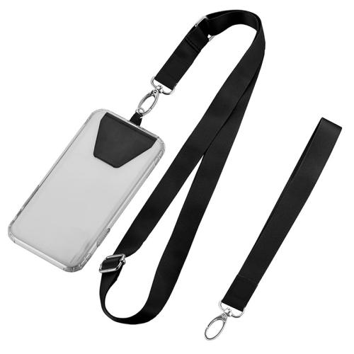 Cell Phone Lanyard, Zinc Alloy, met Polyester, Draagbare & multifunctioneel & uniseks, meer kleuren voor de keuze, Verkocht door PC