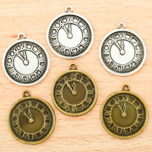 Zinc Alloy Pendants Round plated DIY Sold By Bag