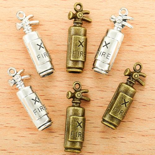 Zinc Alloy Pendants Fire Extinguisher plated DIY Sold By Bag