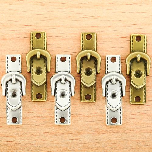 Zinco-Alloy-Connettore, lega in zinco, placcato, DIY & 1/1 anello del connettore, nessuno, 24x9mm, 100PC/borsa, Venduto da borsa