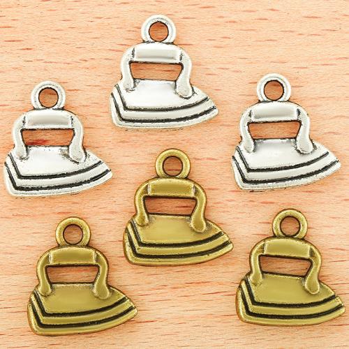 Zinc Alloy Pendants Iron Shape plated DIY Sold By Bag