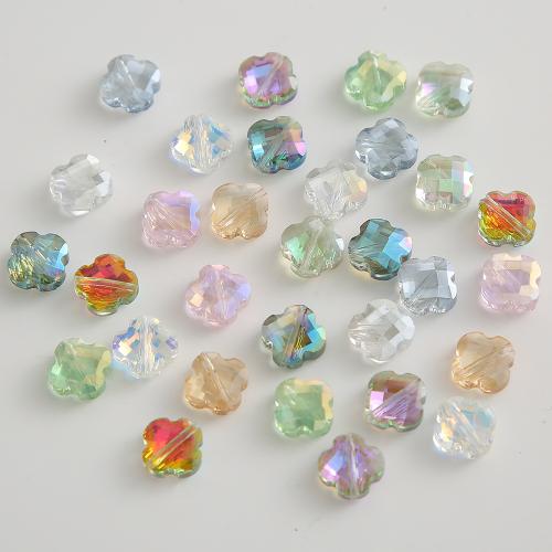 Grânulos de cristal, Trevo de quatro folhas, DIY, mais cores para a escolha, 5x12mm, vendido por PC