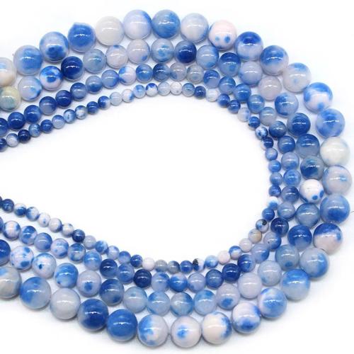 Natural Jade Beads Persian Jade Round DIY Sold By Strand