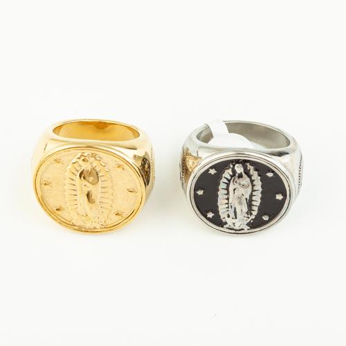 Edelstahl Ringe, 304 Edelstahl, Modeschmuck & unisex & verschiedene Größen vorhanden, keine, verkauft von PC