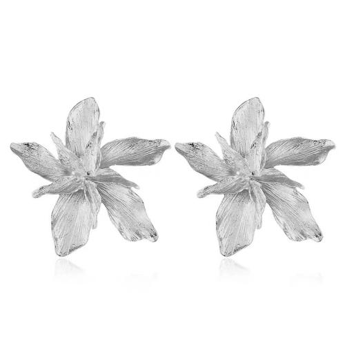 Lo zinco in lega Stud Earring, lega in zinco, placcato, per la donna, nessuno, 19.60x53mm, Venduto da coppia