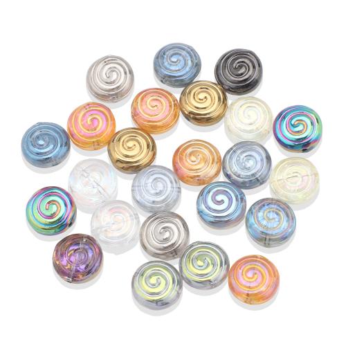 Fashion Glasperler, Glas, Slikkepind, farverig forgyldt, du kan DIY, flere farver til valg, 12x12mm, 30pc'er/Bag, Solgt af Bag