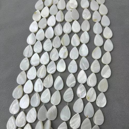 Natural Freshwater Shell Beads Teardrop DIY Sold By Strand