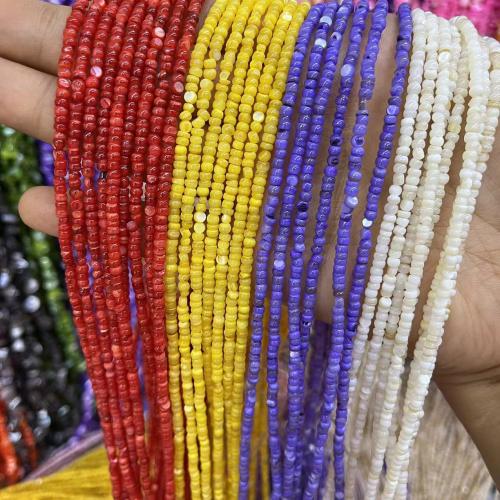 Natural Freshwater Shell Beads irregular DIY 3mm Sold By Strand