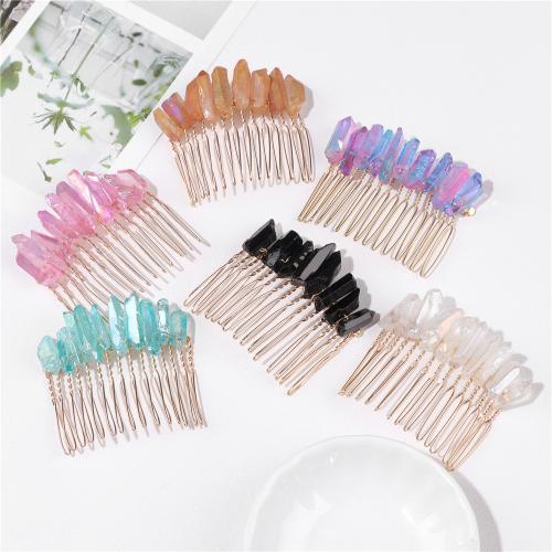 Decorative Hair Combs Natural Stone handmade & for woman Sold By PC