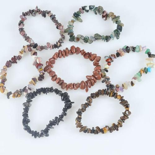 Pulseiras de pedras preciosas, misto de pedras semi-preciosas, feito à mão, natural & materiais diferentes para a escolha & unissex, comprimento Aprox 7.08-11.81 cm, vendido por PC