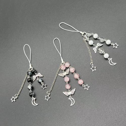 Hanging Ornaments Zinc Alloy with Glass Beads & Acrylic multifunctional Sold By PC