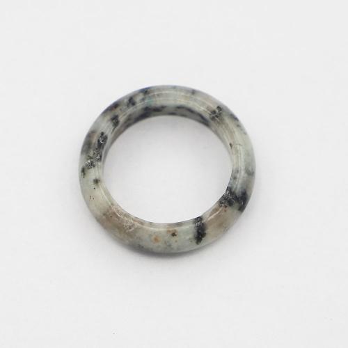 Gemstone fingerring, Lotus Jasper, Donut, Unisex, Width:6mm,Inside diameter 19mm, Solgt af PC