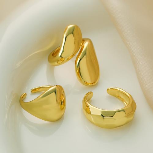 Brass Finger Ring gold color plated fashion jewelry golden nickel lead & cadmium free Sold By PC