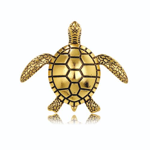 Zinc Alloy Brooches Turtle plated fashion jewelry nickel lead & cadmium free Sold By PC