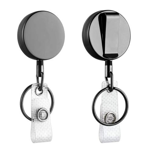 Zinc Alloy Easy Pulling Buckle with ABS Plastic multifunctional & retractable gun grey Sold By PC