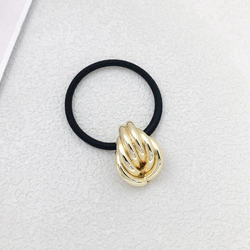 Ponytail Holder Zinc Alloy with Rubber Band for woman Inner Approx 55mm Sold By PC