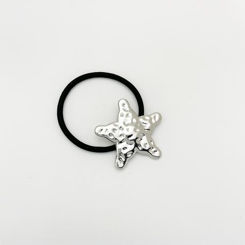 Ponytail Holder Zinc Alloy with Rubber Band for woman Sold By PC