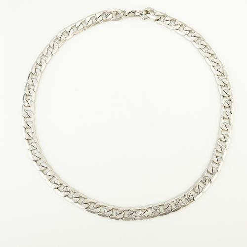 Stainless Steel Chain halskæde, 304 rustfrit stål, mode smykker & Unisex, flere farver til valg, Længde Ca. 60 cm, Solgt af PC